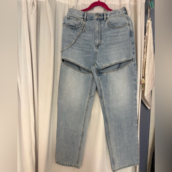 AREA Denim - AREA High Rise Light Blue Women Jeans